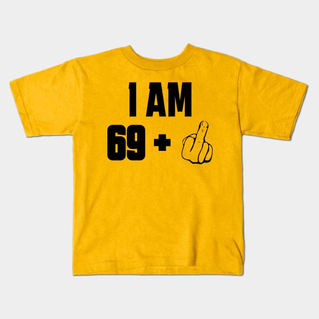 70th birthday Kids T-Shirt by Circle Project